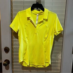 lululemon athletica Bright Yellow Button Down Shirt